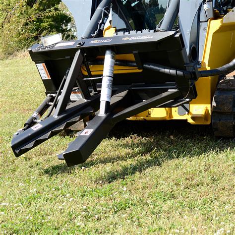 tree removal skid steer|post puller skid steer attachment.